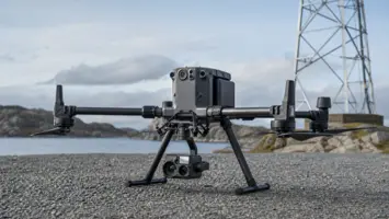 DJI Matrice illustrert som proffsdrönare hos Drönarnytt