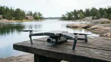 Kameradrönare illustrerad som hobbydrönare hos Drönarnytt