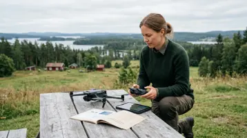 Drönarregler illustrerad som guider hos Drönarnytt