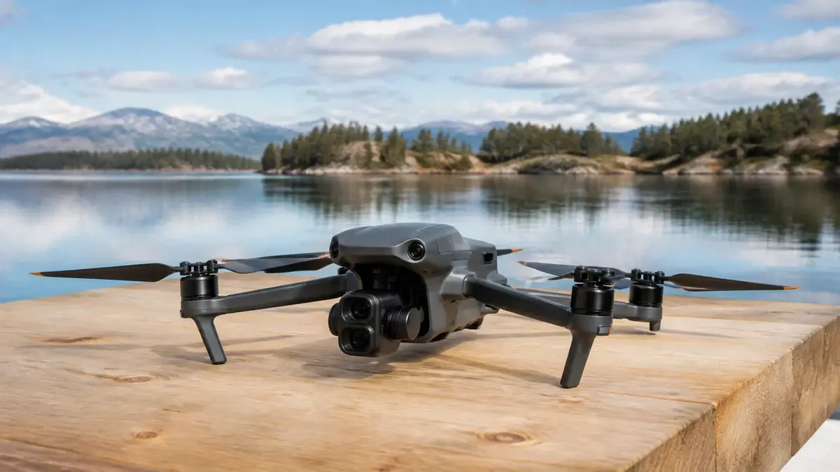 DJI Air 3 test illustrert som hobbydrönare hos Drönarnytt