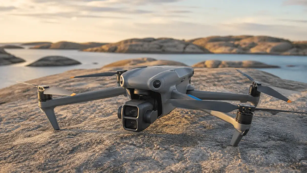DJI Air 3S test illustrerad som hobbydrönare hos Drönarnytt