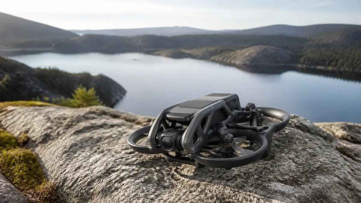 DJI Avata 2 test illustrerad som fpv-drönare hos Drönarnytt