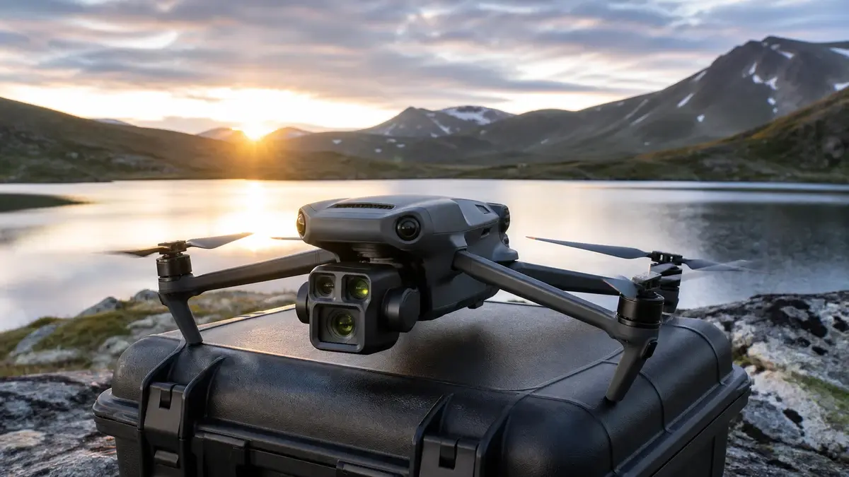 Mavic 3 Pro test illustrert som proffsdrönare hos Drönarnytt
