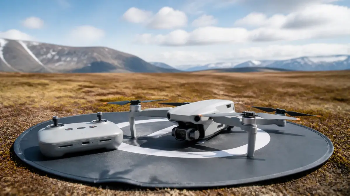 DJI Mini 4K test illustrert som hobbydrönare hos Drönarnytt