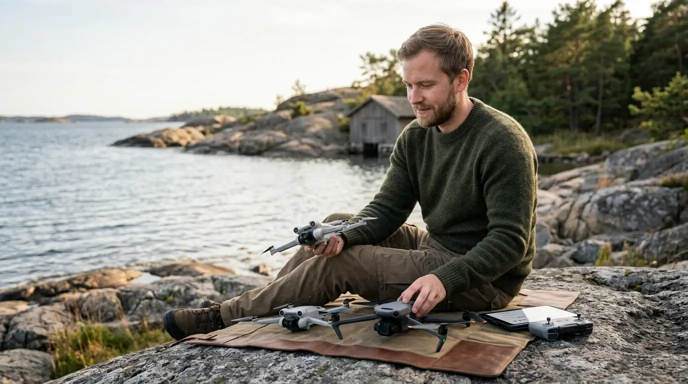 DJI drönare guide illustrerad som hobbydrönare hos Drönarnytt
