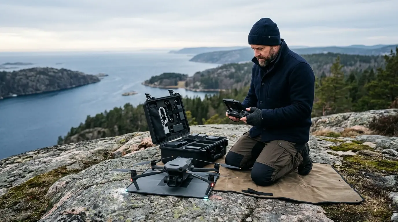 Mavic 4 Pro test illustrerad som proffsdrönare hos Drönarnytt